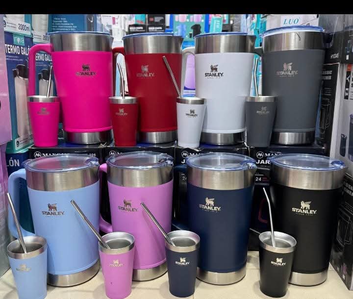 Set de Tereré Premium – Estilo Stanley (3 Piezas)